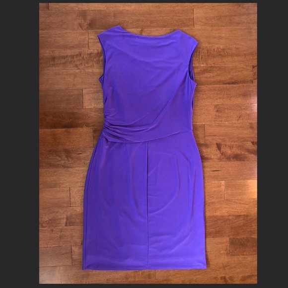 Evan Picone Purple Dress - Picture 2 of 13
